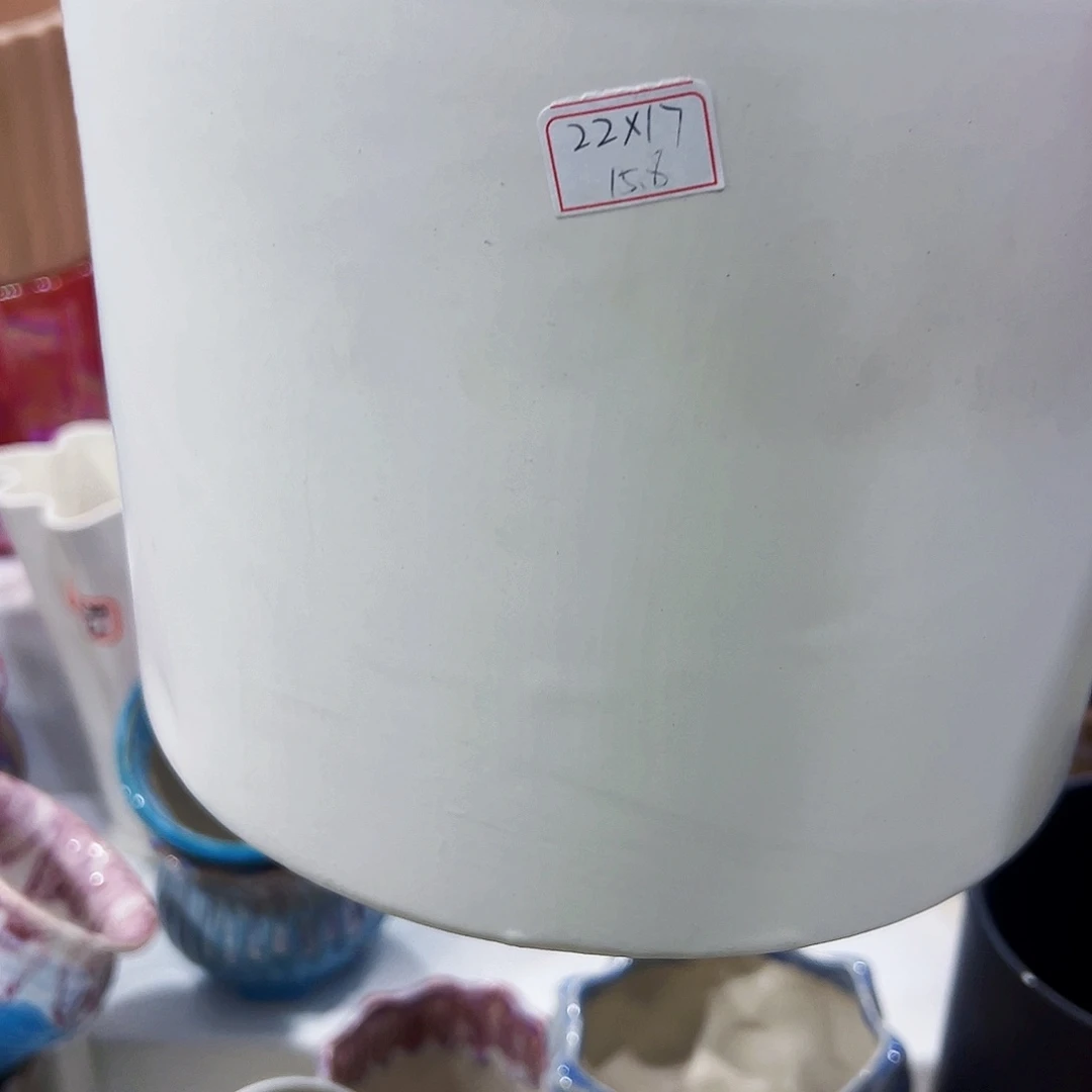 有孔外贸尾单陶瓷花盆凑单10米包邮