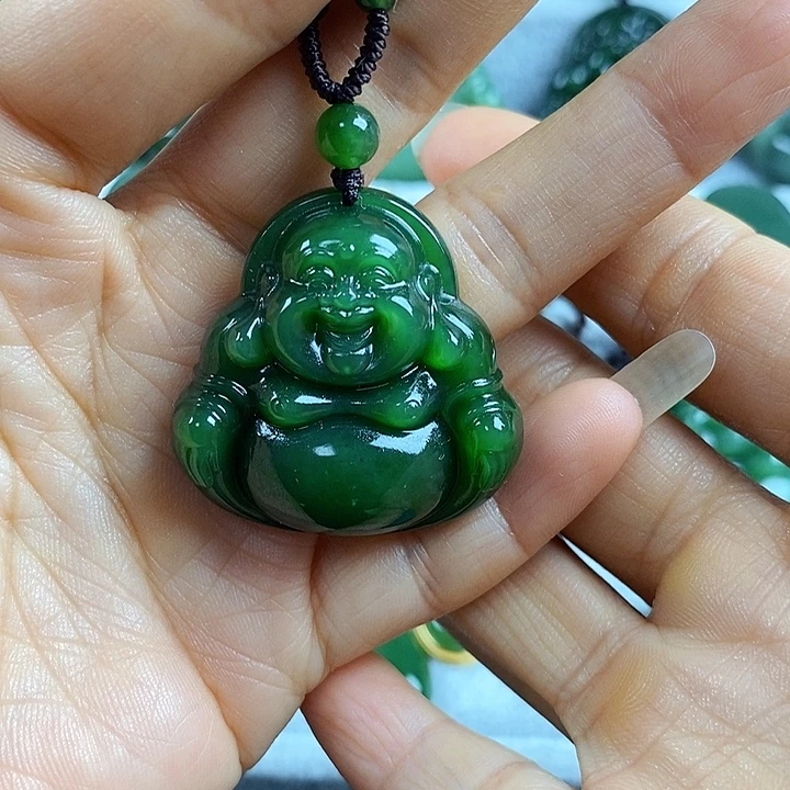 吊坠(不含链)未镶嵌和田玉（碧玉）34