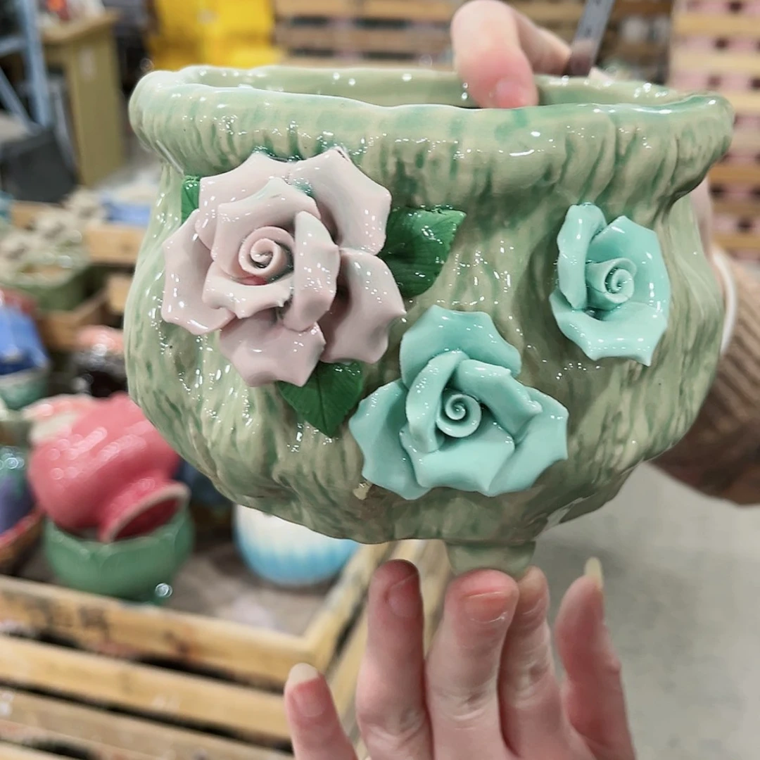 【闪购商品】陶瓷陶瓷多肉植物花盆