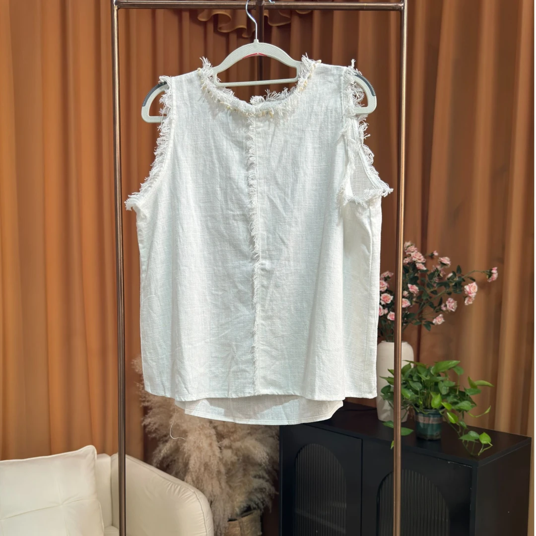 千金风丹宁风中国风背心时尚百搭拼接背心无袖背心