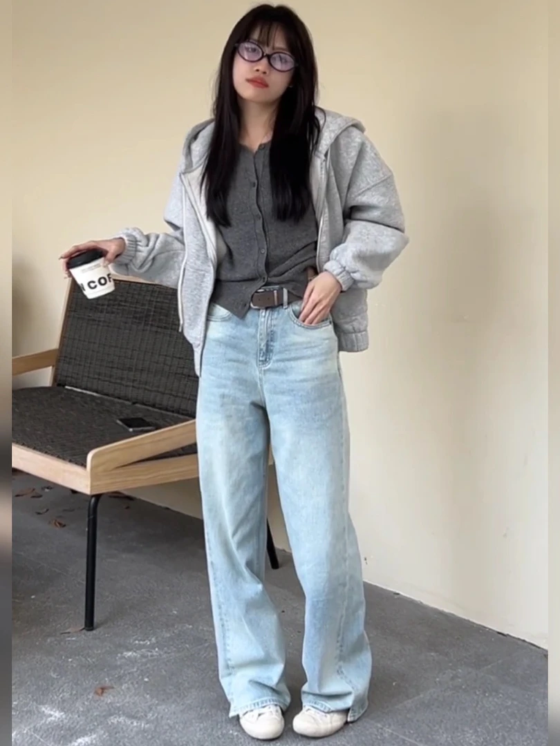 ZEMALA·新款直筒裤脚开叉款