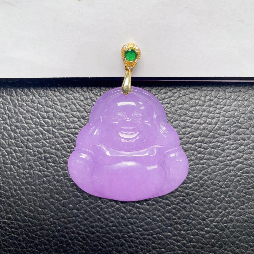 【小杨严选】粉紫佛公吊坠精美时尚百搭