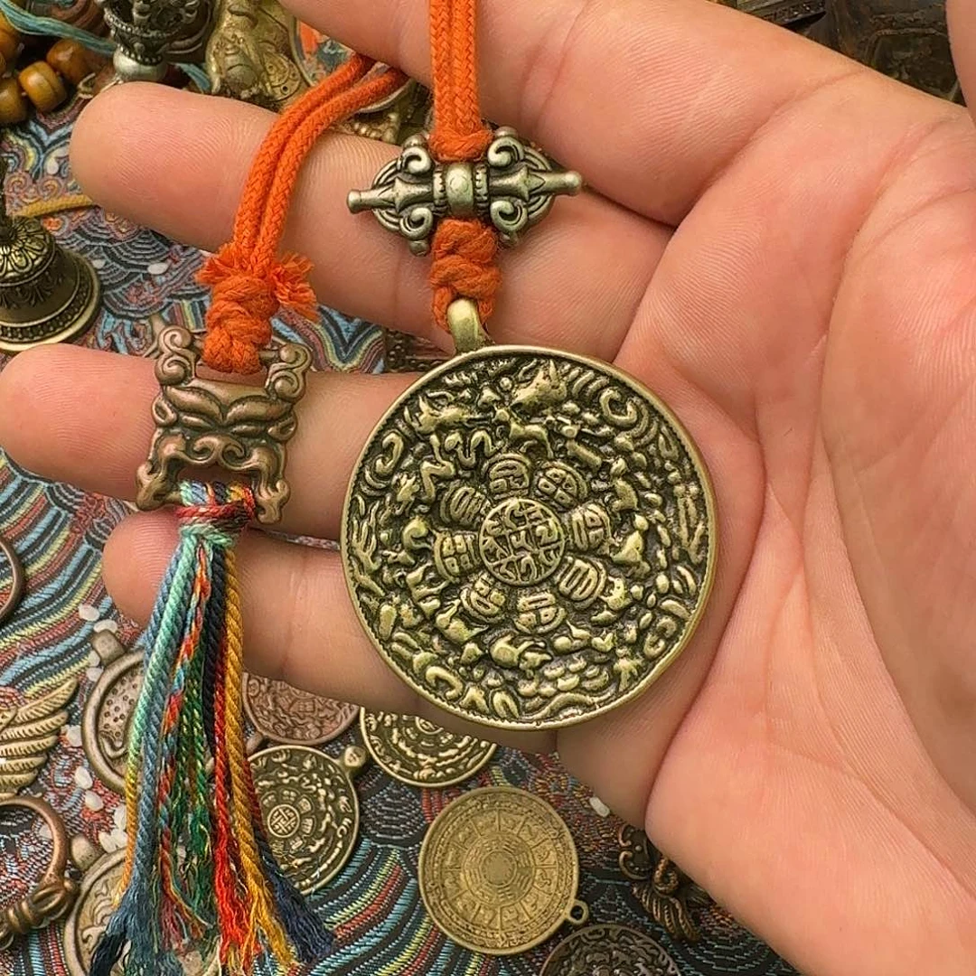 夏***凡藏式风格九宫八卦牌