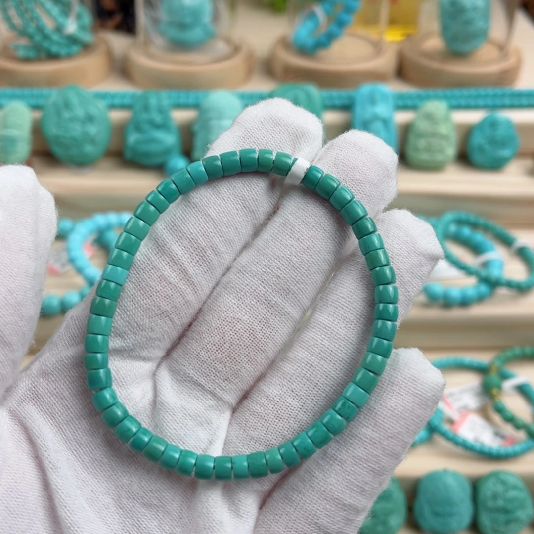 未镶嵌绿松石尺寸4.8m m