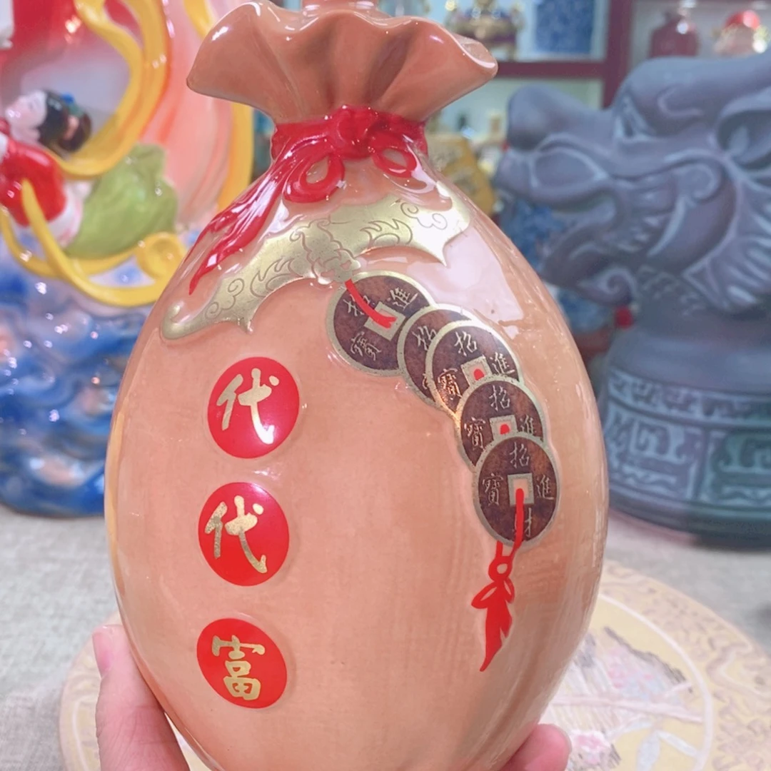 摆件景德镇垚晶陶瓷2.5代代富
