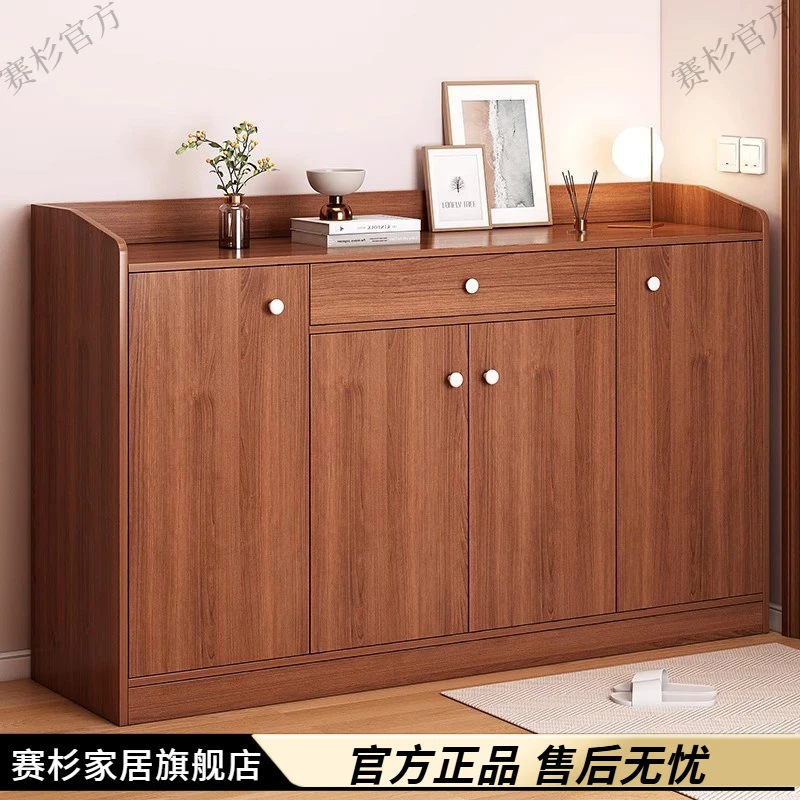 鞋柜家用简约门口2025新款入户室内阳台靠墙一体收纳储物柜子鞋架