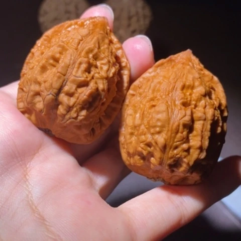 把件文玩核桃东北野生楸子小园 172