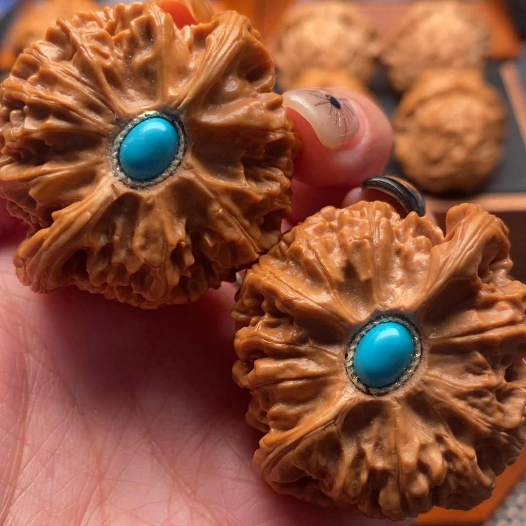 把件文玩核桃45尺寸宫灯狮子头