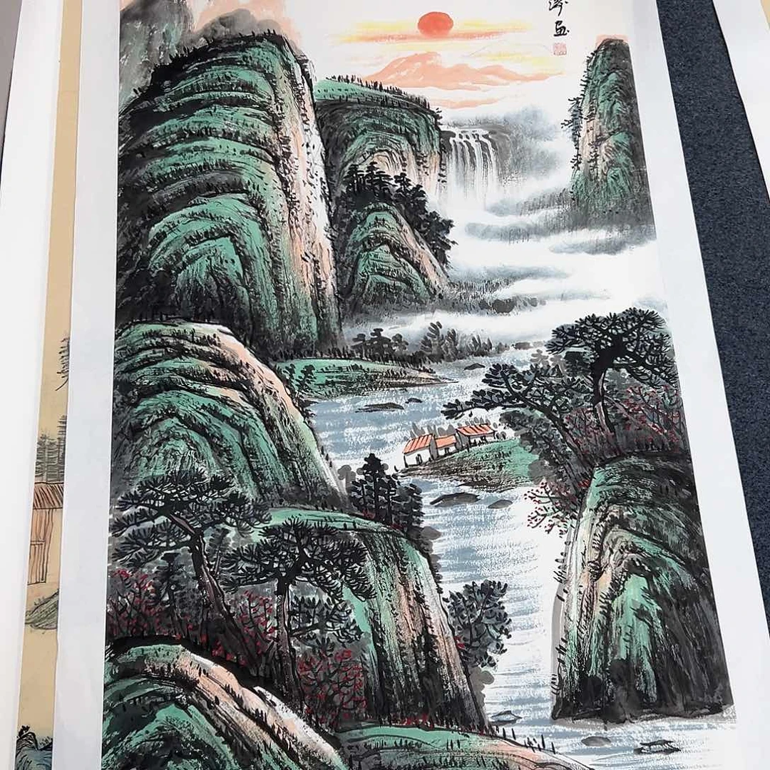 国画宣纸国画纯手绘作品