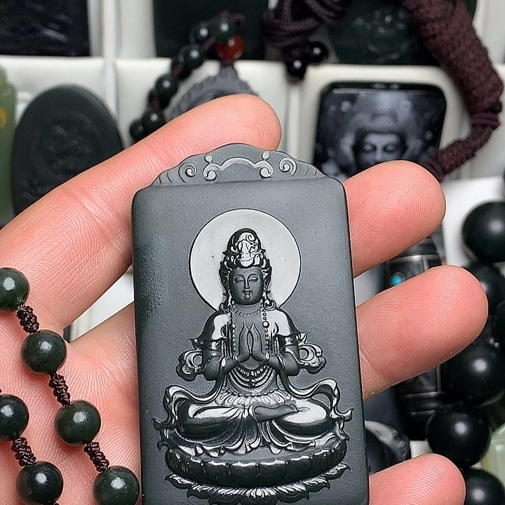 和田玉（青玉）未镶嵌颈饰