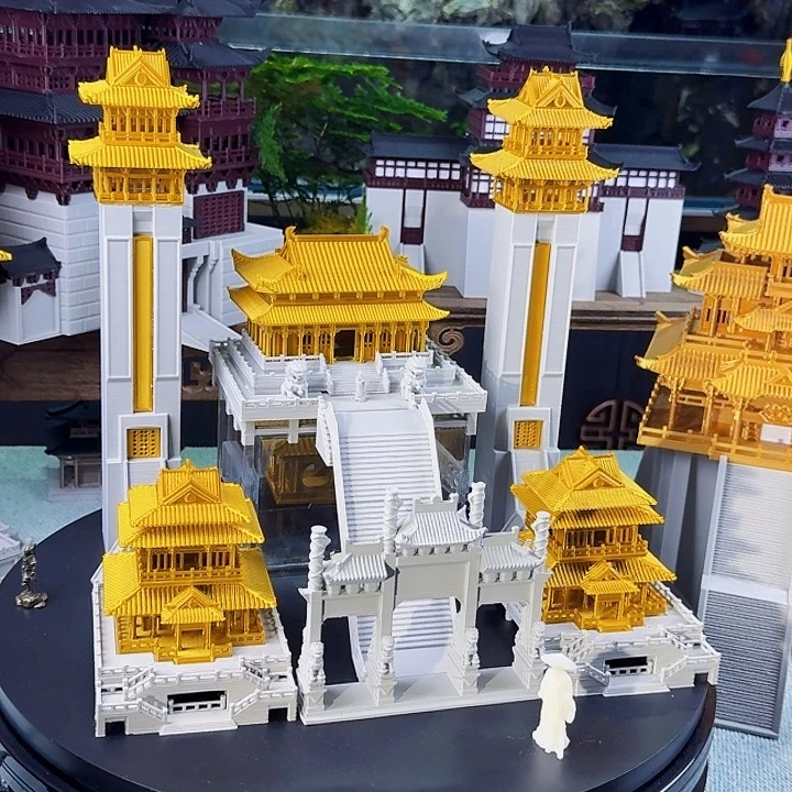 黑***蜓万景楼的建筑风格