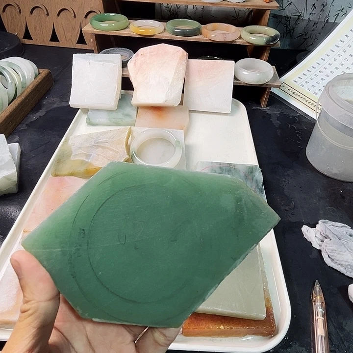 定制石英质玉（天山翠）