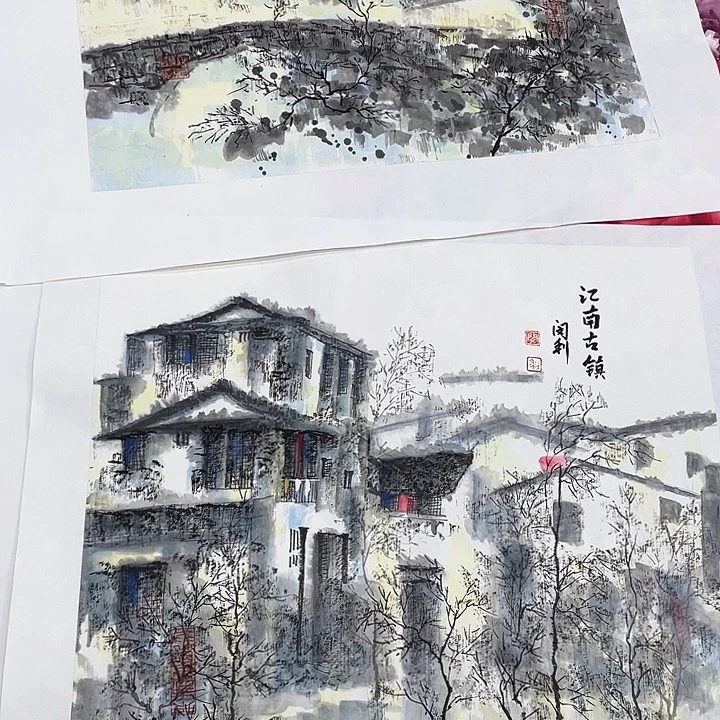 国画阿*儿闽利老师作品66666