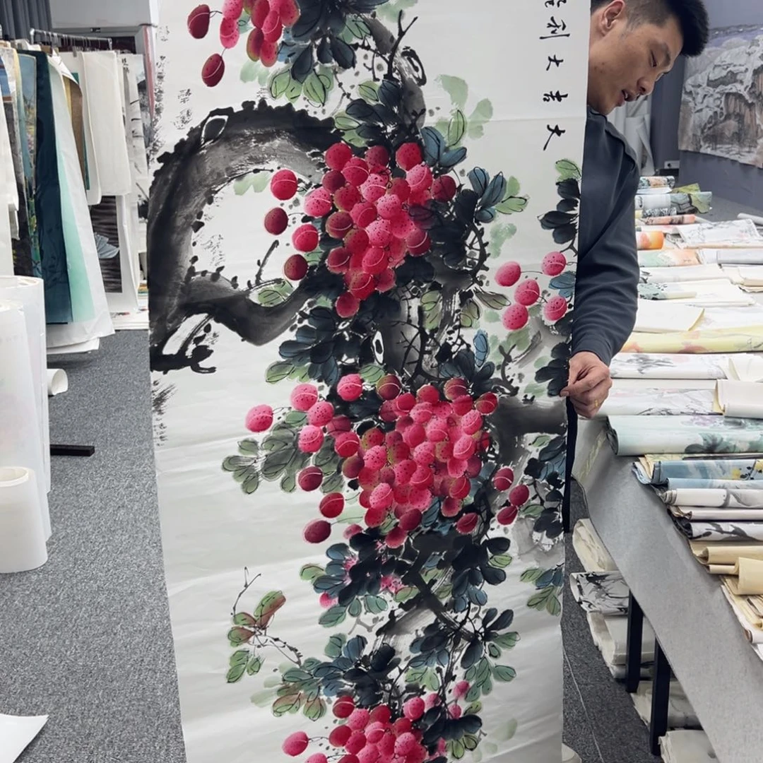 国画纯手绘字画宣纸
