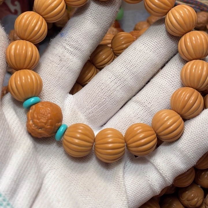 猴头核桃手串金***丶瓜珠