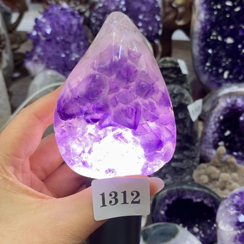 【闪购商品】未镶嵌大型摆件（非配饰）紫晶