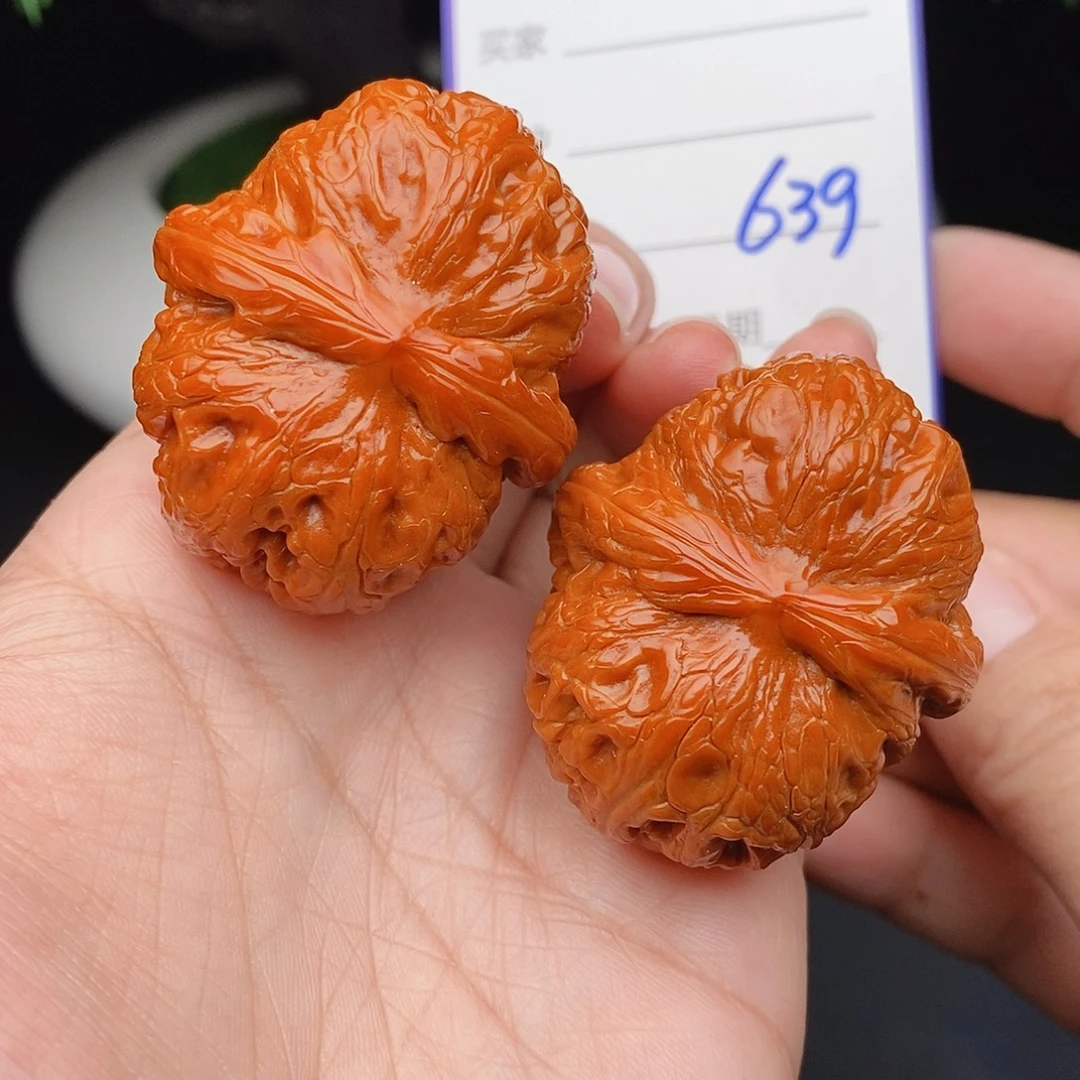 文玩核桃把件42元宝639