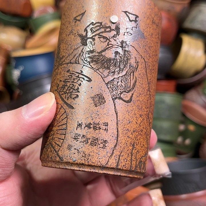 紫砂茶杯全手工紫砂主人杯