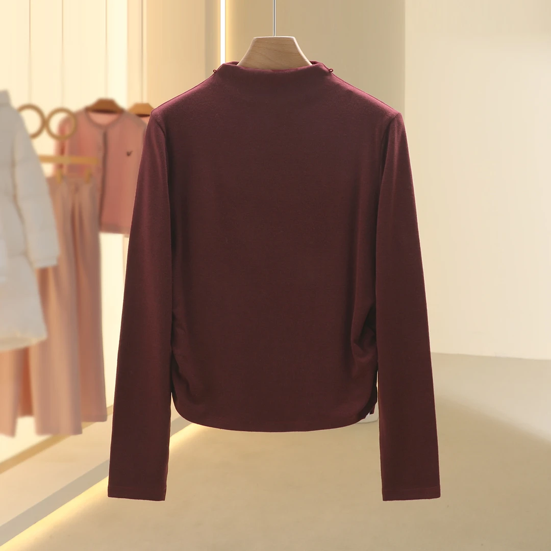【M美】经典款落落大方时尚打底衫2025冬季新款撤柜女装