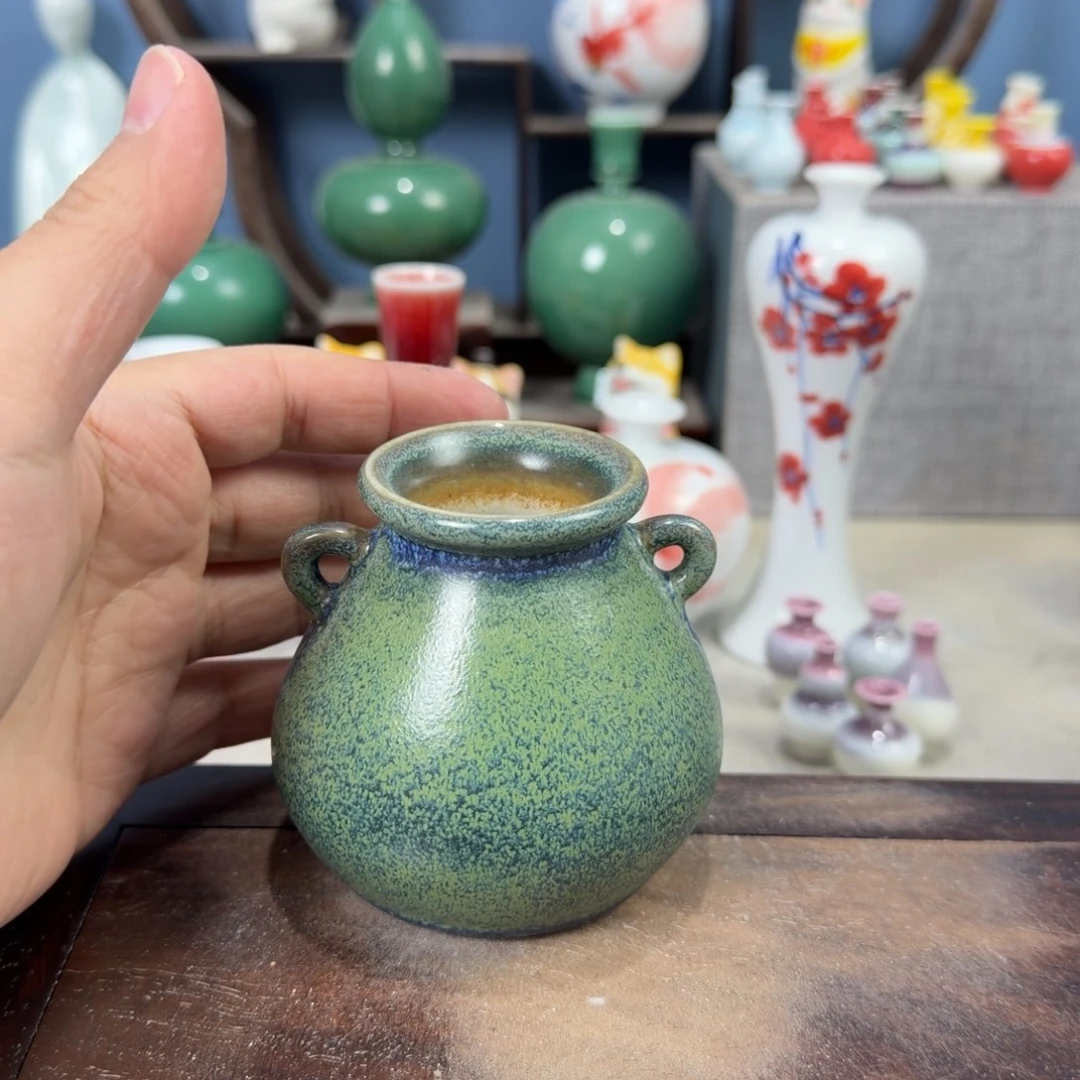 陶瓷手工小花器摆件