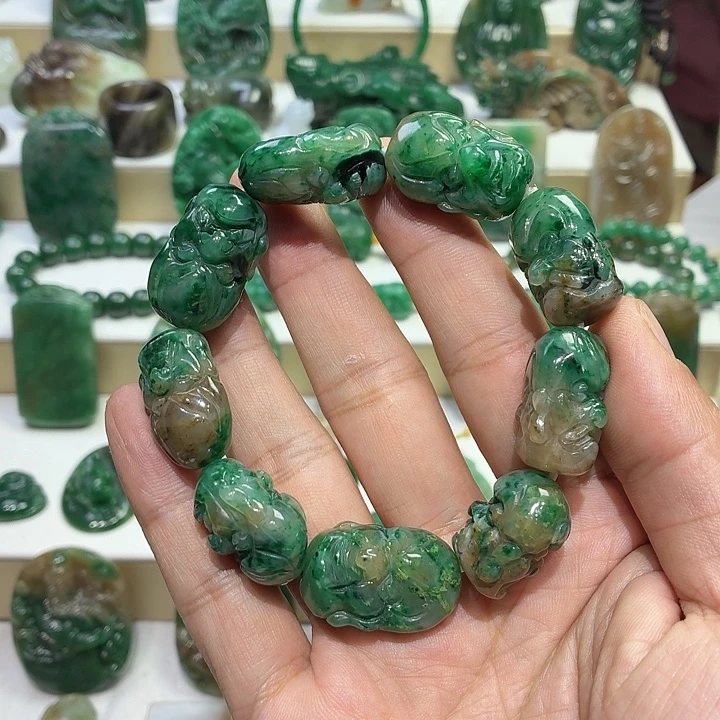 独山玉未镶嵌手串卡17
