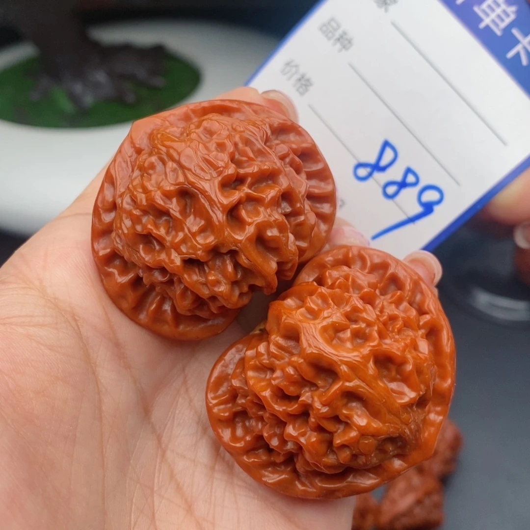 文玩核桃把件42宫灯889