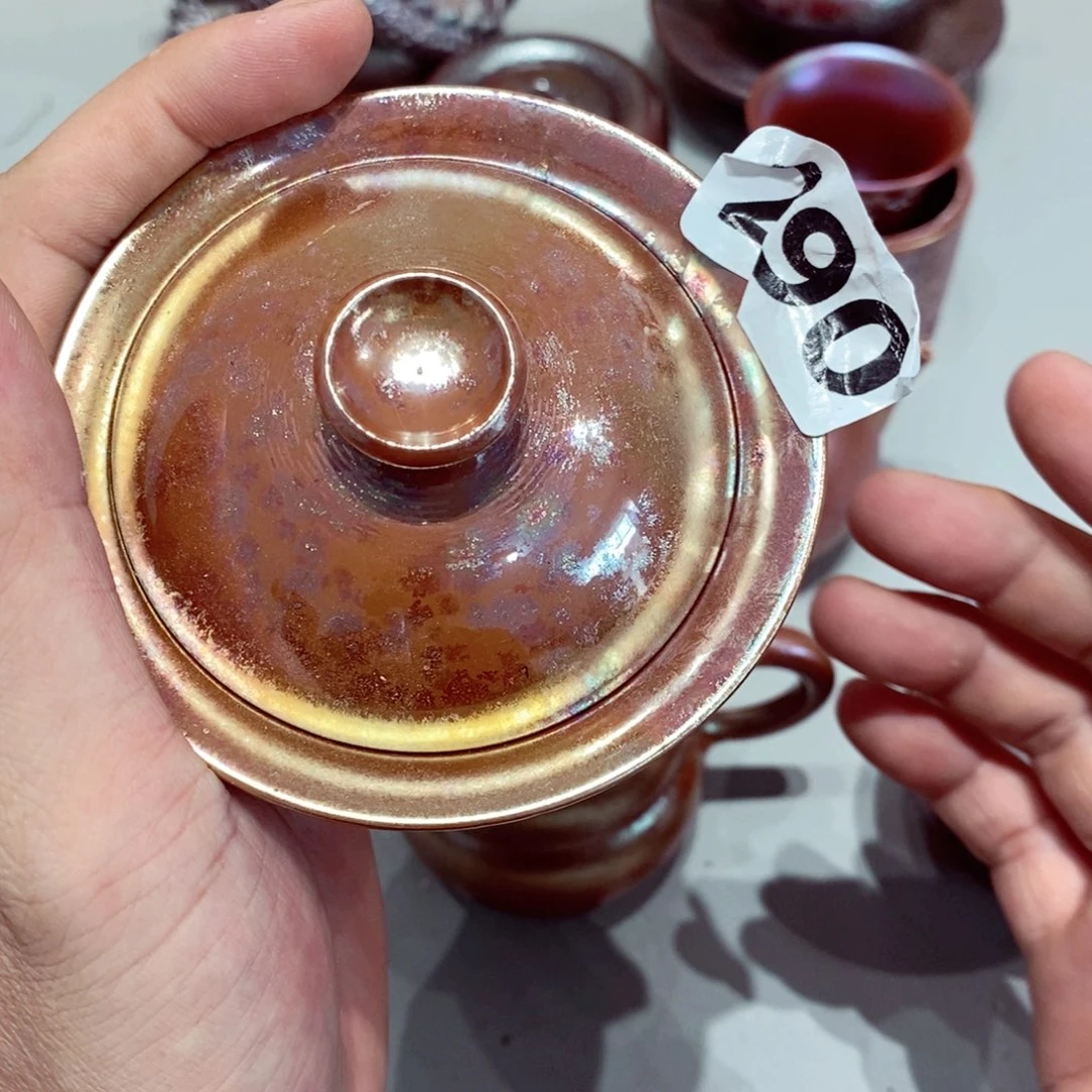 柴烧茶具套杯子装柴