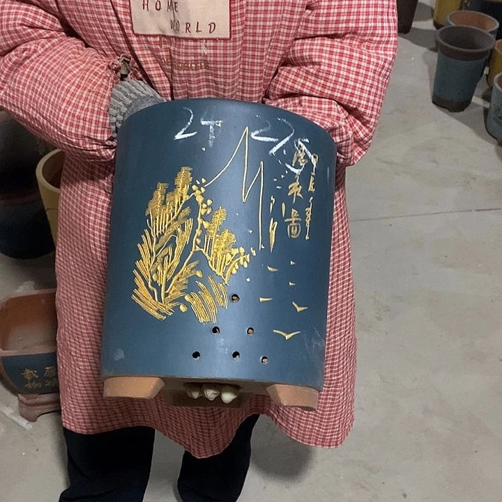 紫砂花盆紫砂花盆