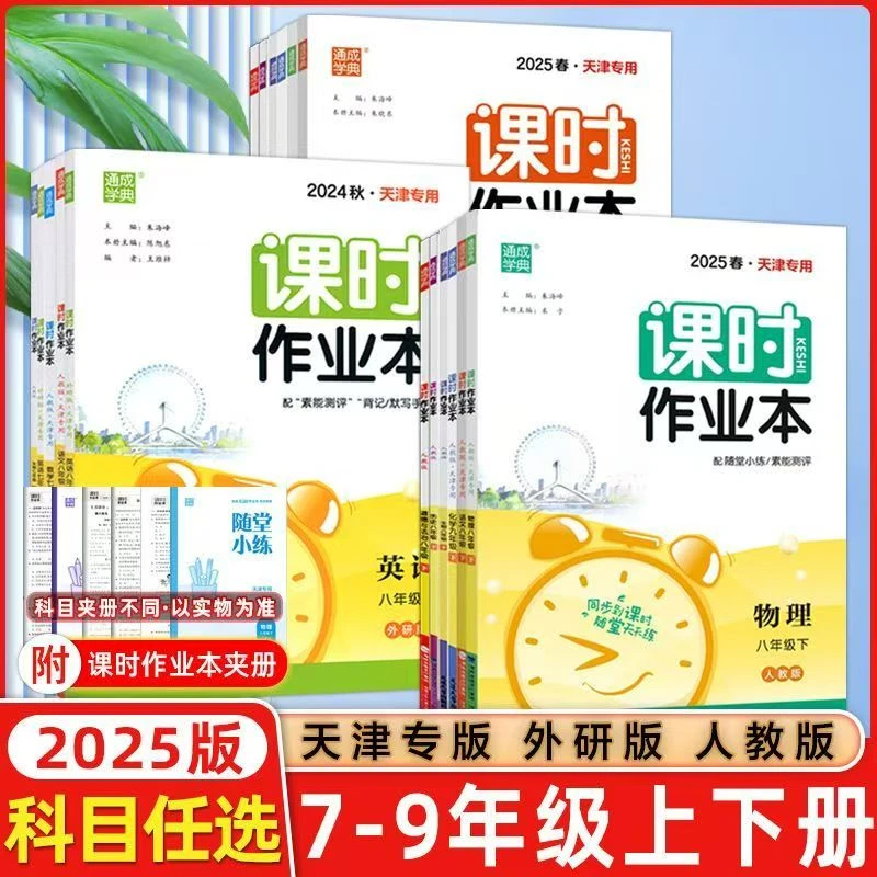 789年级2025下册通成学典课时作业本随堂天天练课外练习册789年级