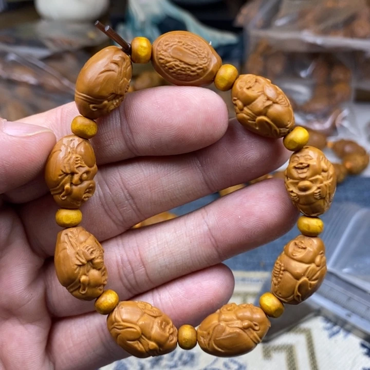橄榄核手串/手链橄榄核雕工艺手串