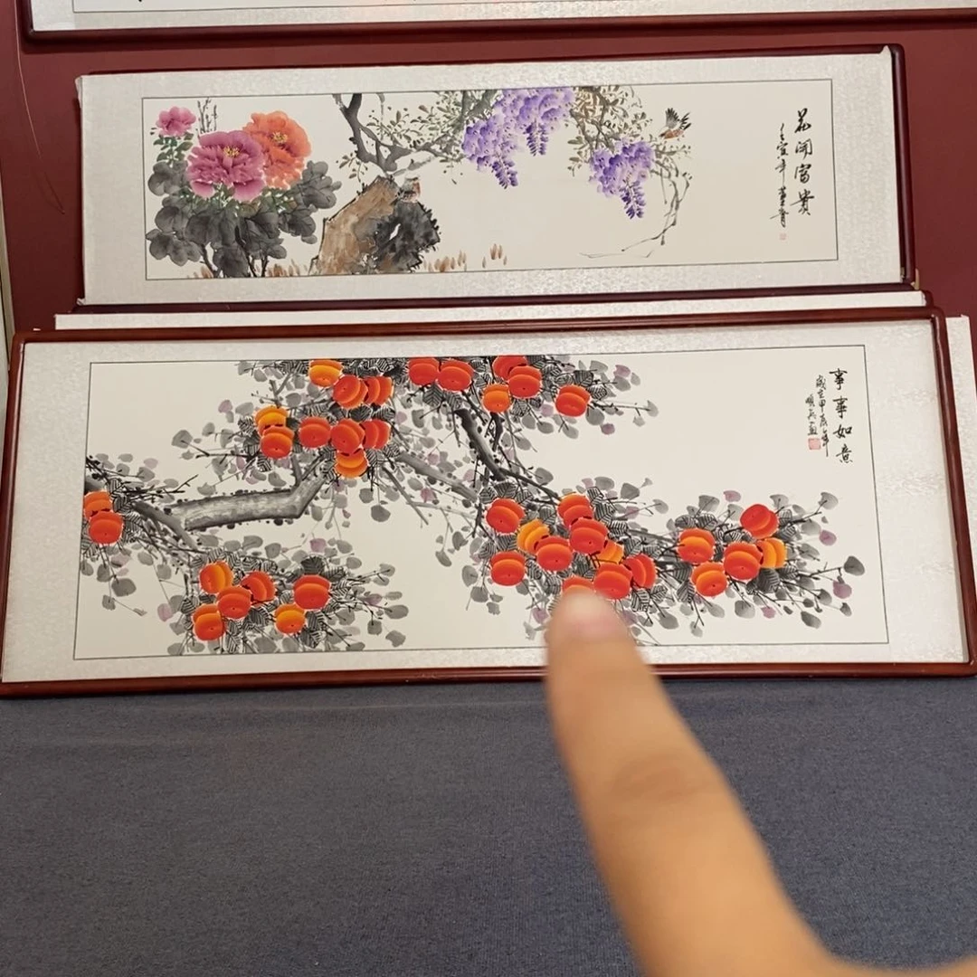 国画2*2215*85尺寸带框包邮送到家