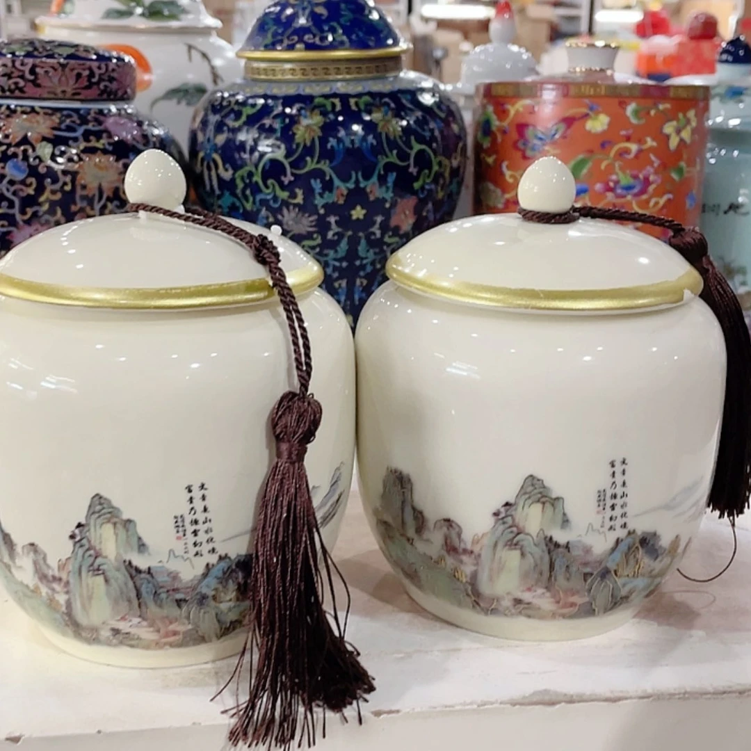 【闪购商品】罐陶瓷茶叶罐密封罐