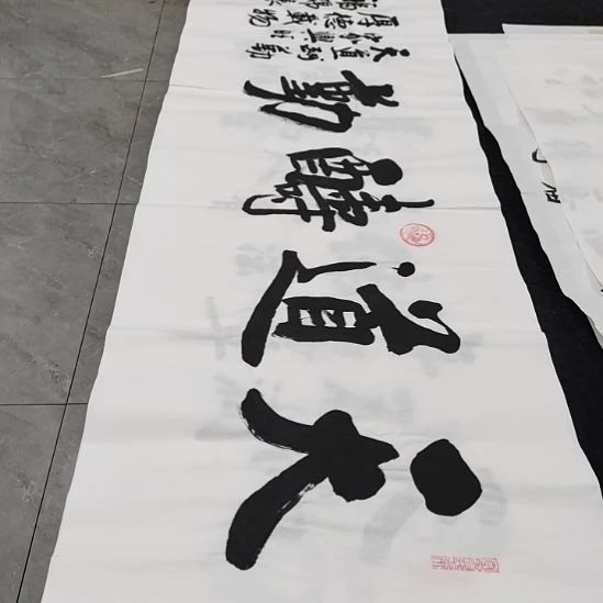 翰墨白武坤老师作品一副