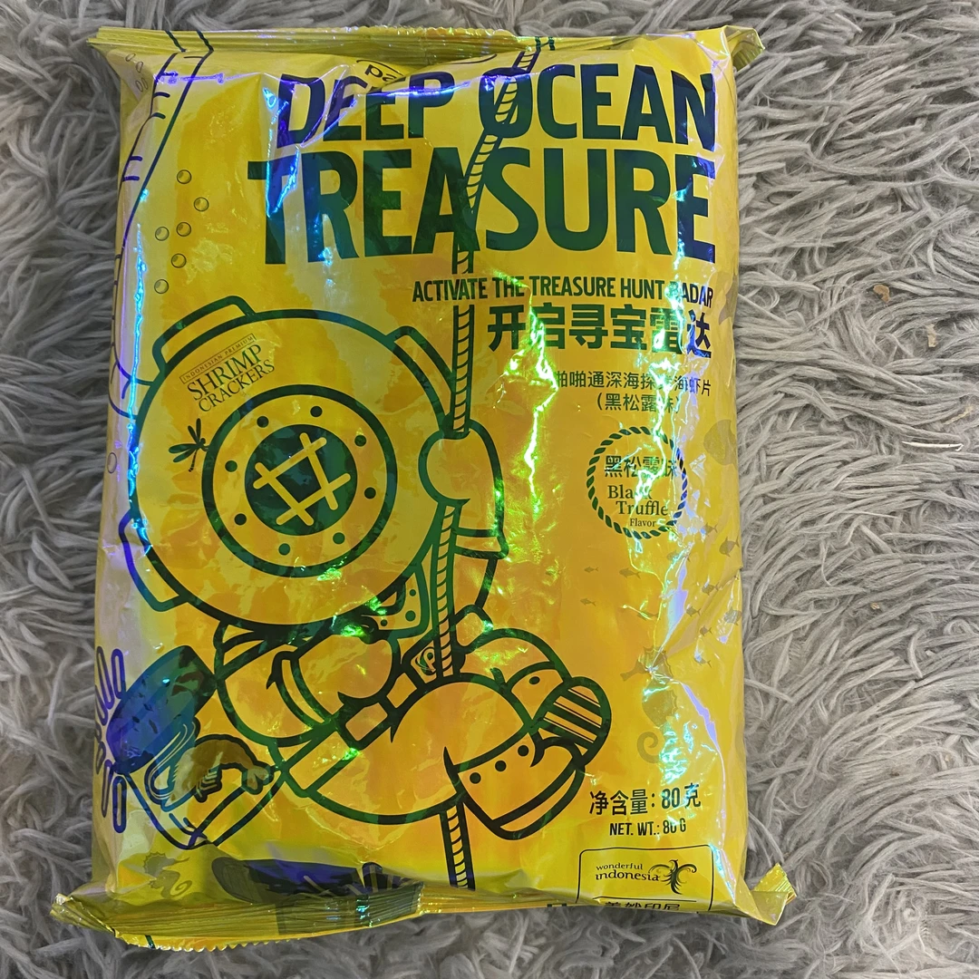 印尼啪啪通深海探索海虾片（黑松露味）