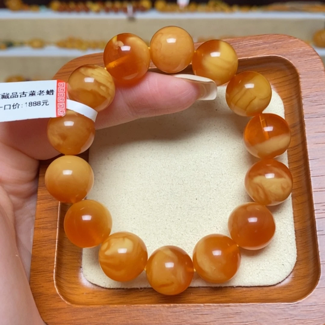 【闪购商品】未镶嵌蜜蜡手链手串