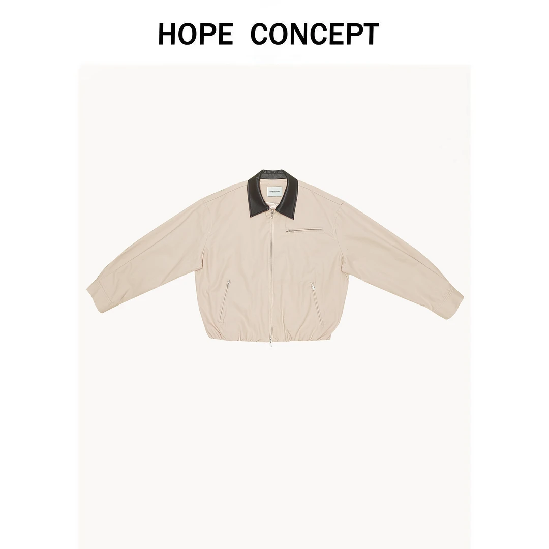 25024#HOPECONCEPT时尚百搭极简风夹克