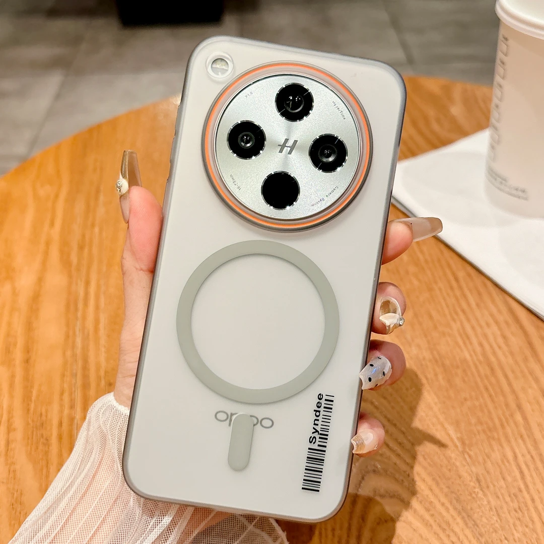 适用oppofindx8手机壳oppofindx8ultra透明磁吸reno14pro超薄磨砂