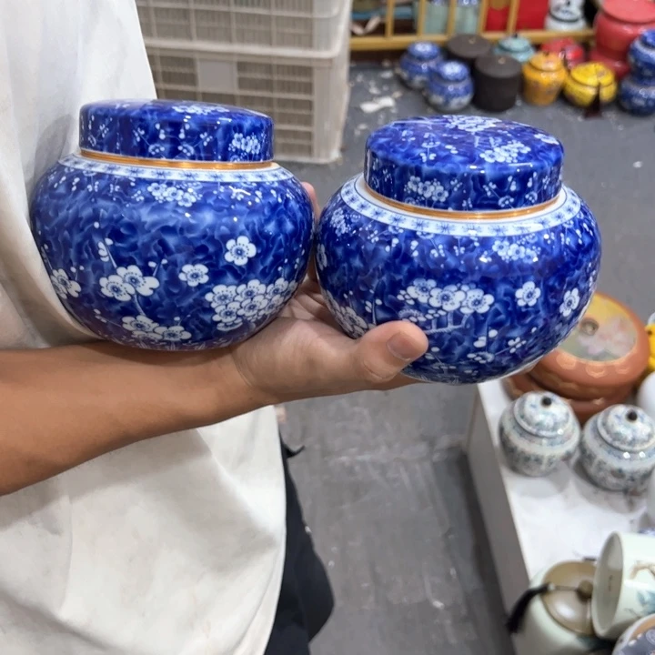 瑕疵福利品陶瓷茶叶罐不影响使用介意勿拍