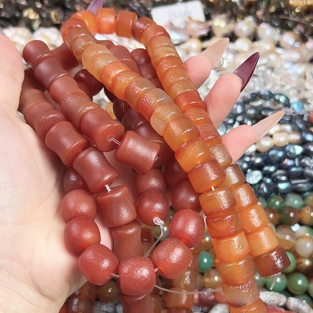 平***哥玛瑙/玉髓合金珠宝半成品b43 专拍