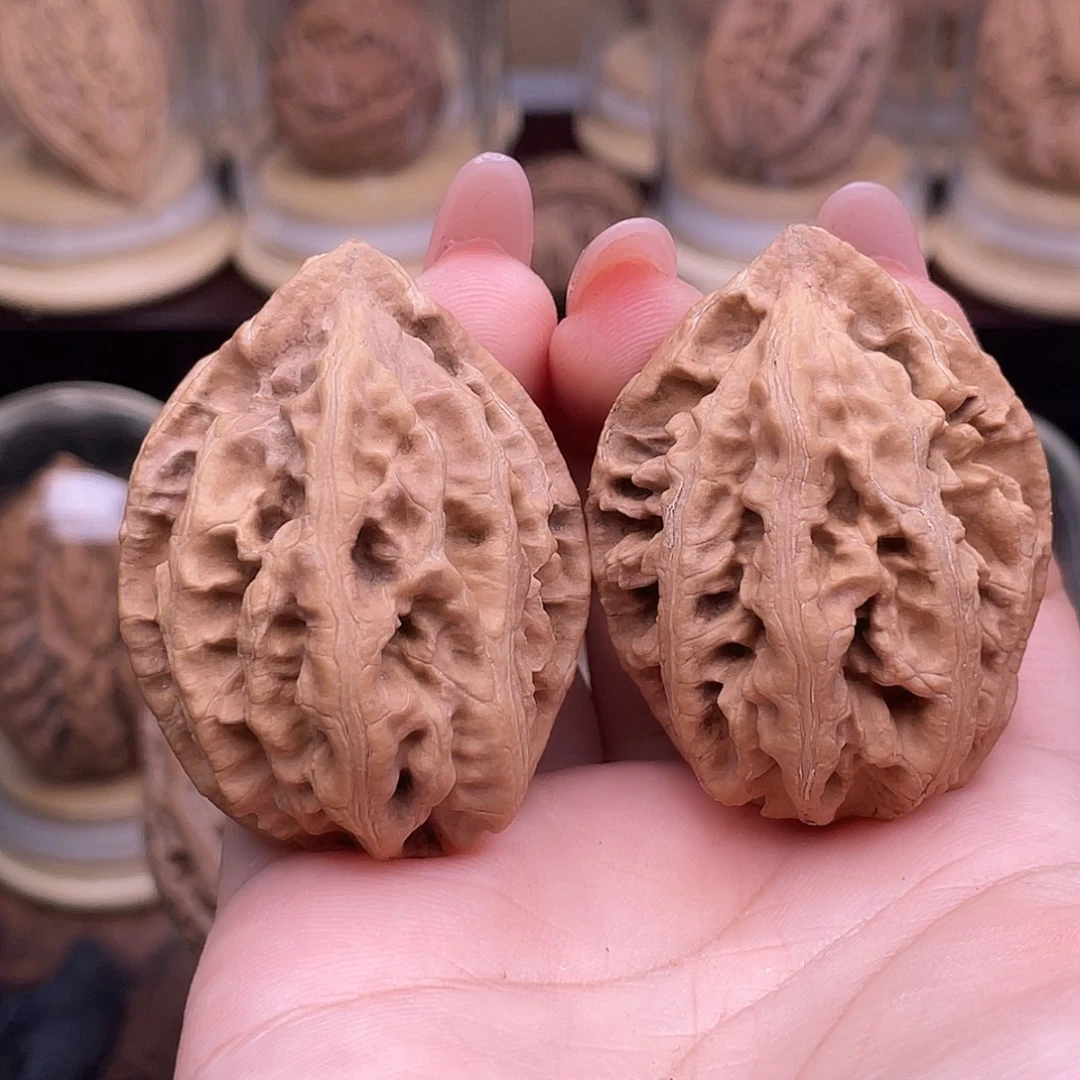 文玩核桃吊坠红珊瑚