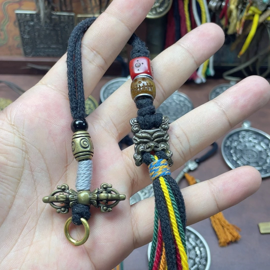 黄铜九宫腰挂挂绳设计
