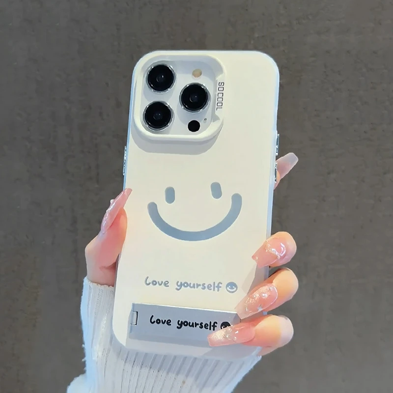 笑脸适用苹果17手机16壳15保护iPhone13套12mini彩银11硅胶se全包