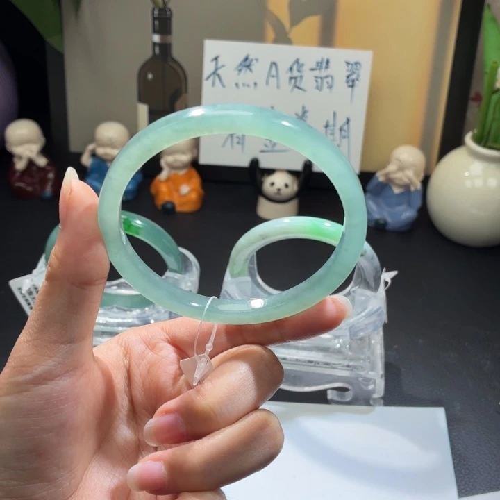 未镶嵌手镯翡翠冰晴方条