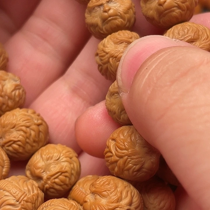 猴头核桃手串7****子黑神