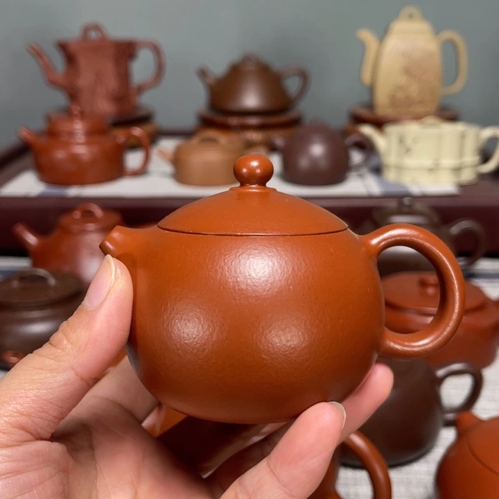 吕***茶壶紫砂全手工制作140cc