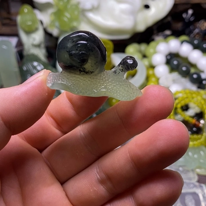 岫玉未镶嵌岫玉颈饰