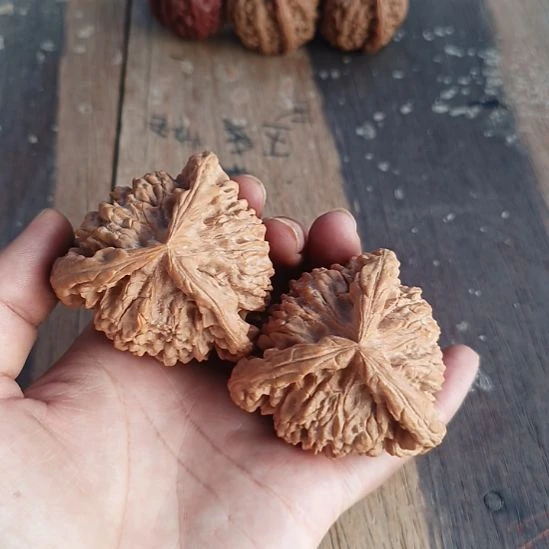 喂***叔文玩核桃把件三棱