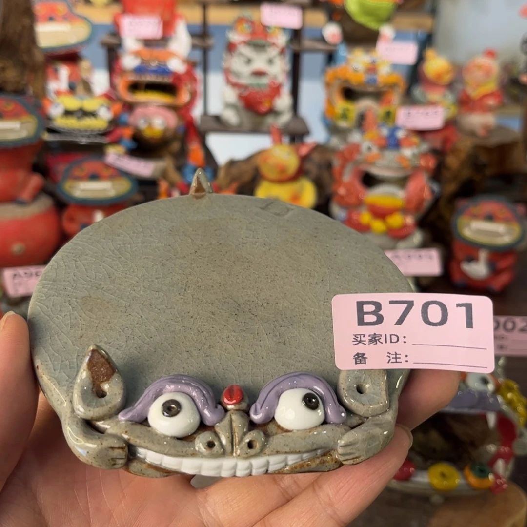 泥塑纯手工茶宠摆件