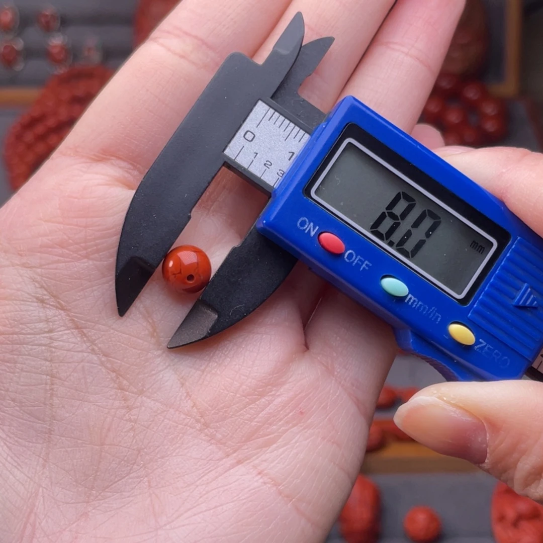 南红玛瑙未镶嵌配饰卡8mm