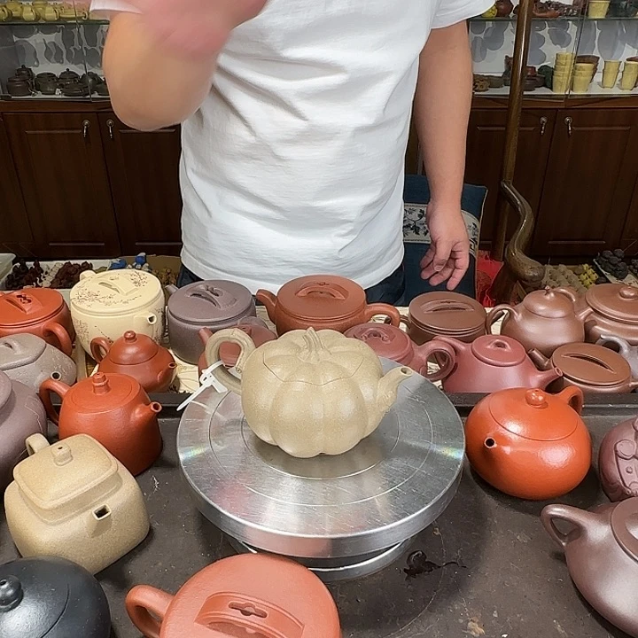 茶壶紫砂南瓜段泥
